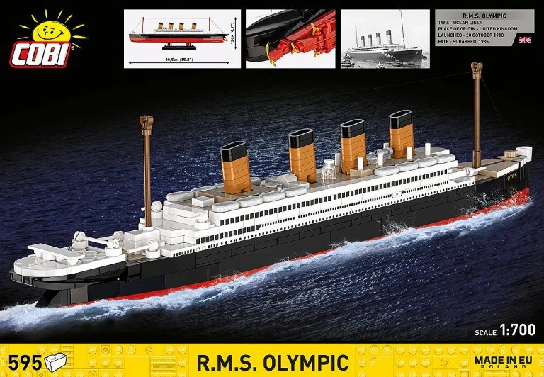 Cobi Klocki RMS Olympic 595 blokai