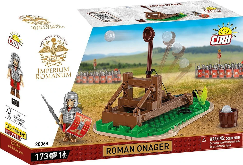 Klocki Romos imperijos statybiniai blokeliai - Katapulta 173 blokeliai