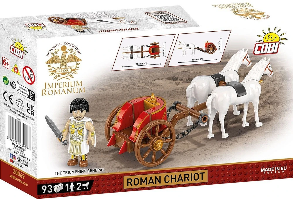 Klocki Romos imperija – 93 kaladėlių vežimas