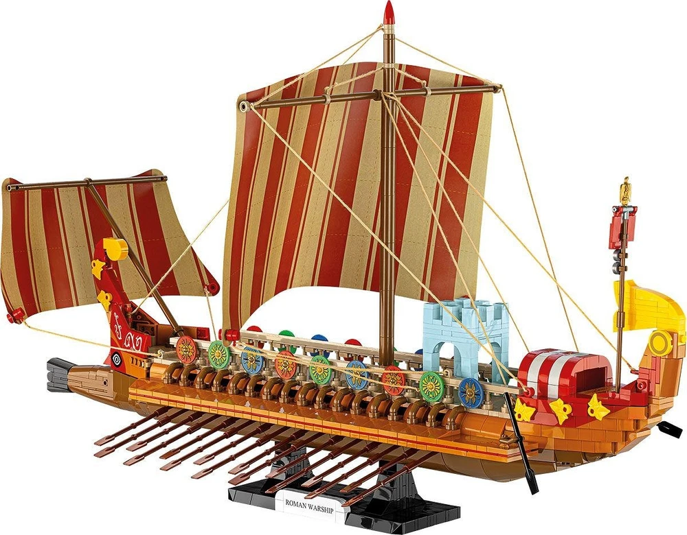 Klocki Romos imperijos statybiniai kaladėlės - Karo laivo 1810 kaladėlės