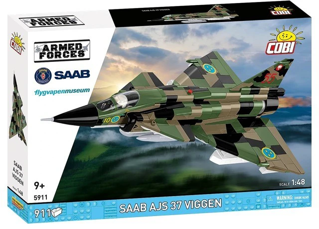 Cobi Klocki „Saab AJS 37 Viggen 911“ blokai