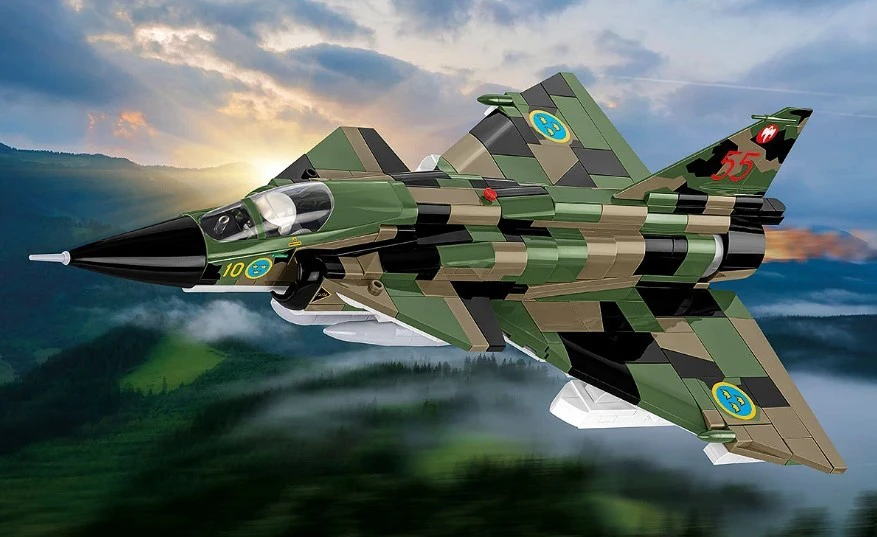 Cobi Klocki „Saab AJS 37 Viggen 911“ blokai