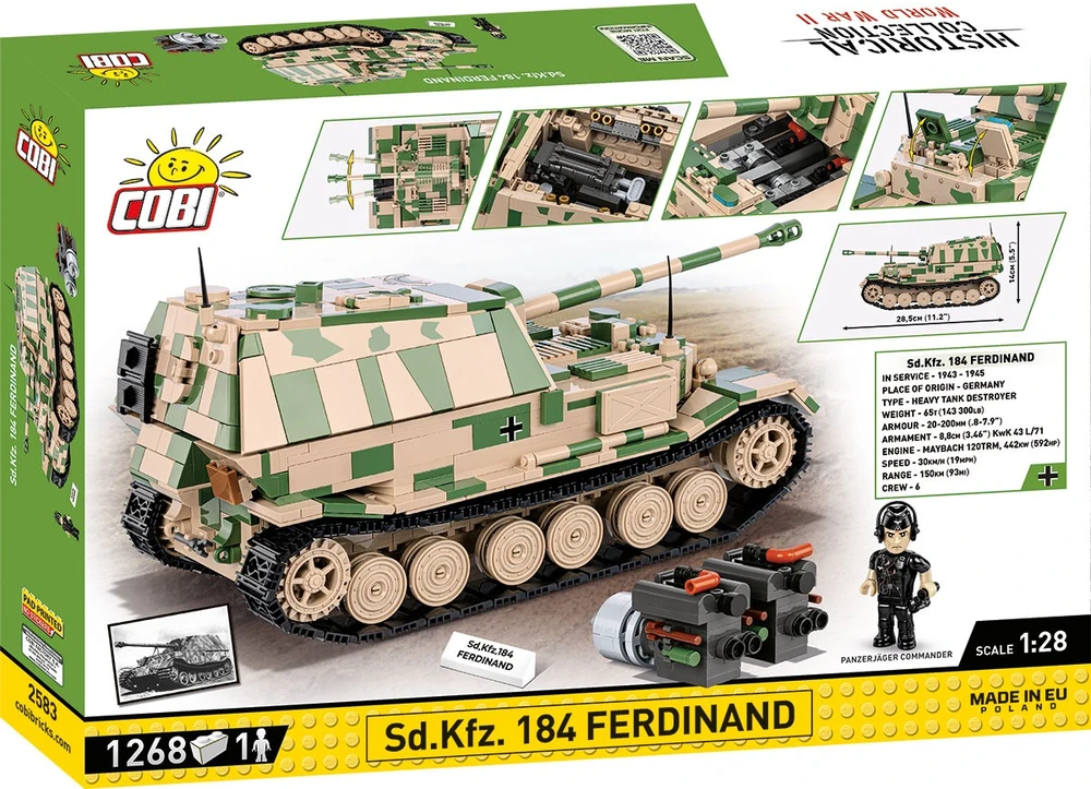 Cobi Klocki Sd.Kfz. 184 Ferdinand Pads