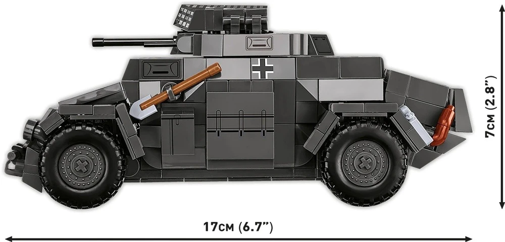 Cobi Sd.Kfz. 222 modelio konstravimo rinkinys