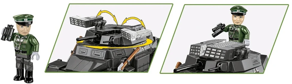 Cobi Sd.Kfz. 222 modelio konstravimo rinkinys