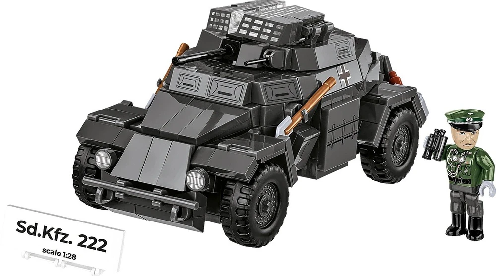 Cobi Sd.Kfz. 222 modelio konstravimo rinkinys