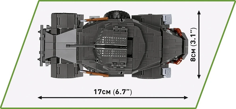Cobi Sd.Kfz. 222 modelio konstravimo rinkinys