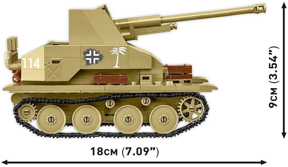 Cobi Konstruktorius Sd.Kfz. Marder III, 486 detali