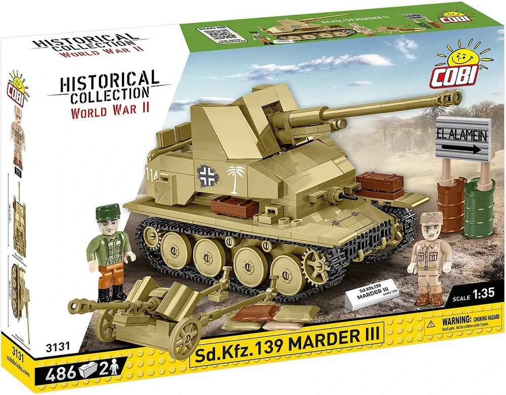 Cobi Konstruktorius Sd.Kfz. Marder III, 486 detali