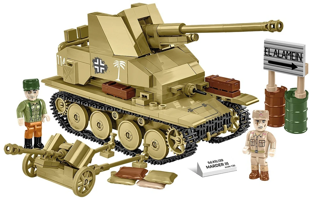 Cobi Konstruktorius Sd.Kfz. Marder III, 486 detali