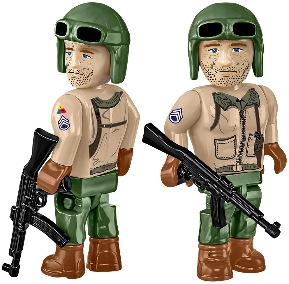 Cobi Klocki Sherman m4a2e8 blokai 865 blokai
