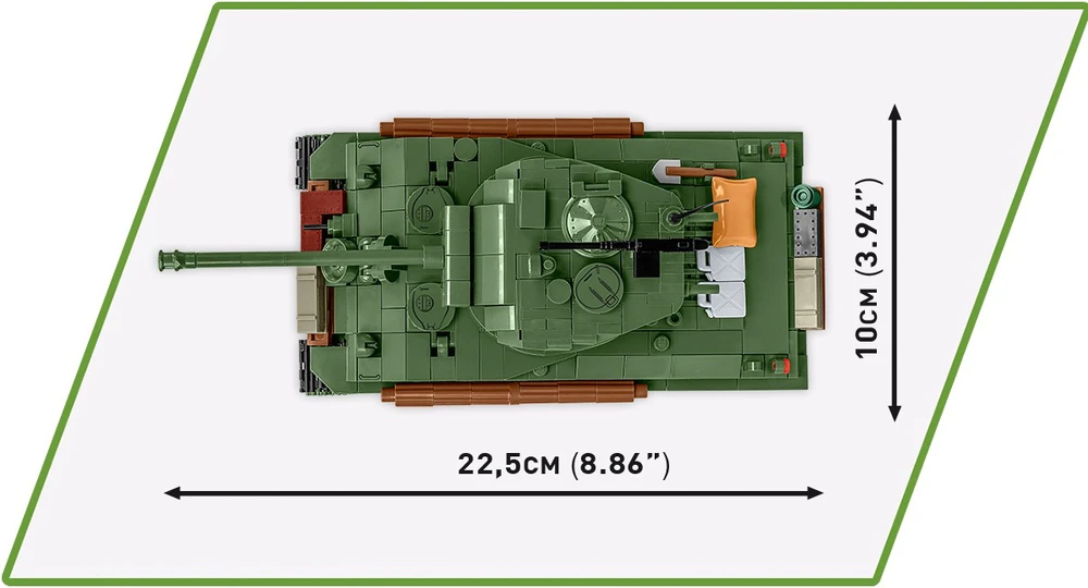 Cobi Klocki Sherman m4a2e8 blokai 865 blokai