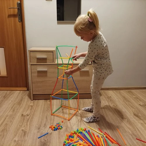 Kruzzel Blokai - šiaudeliai - rinkinyje 408 vnt. 22408