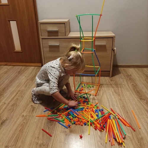 Kruzzel Blokai - šiaudeliai - rinkinyje 408 vnt. 22408