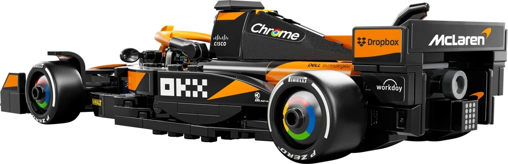 Klocki „Speed ​​​​Champions“ 77251 blokuoja „F1 McLaren“ komandos MCL38