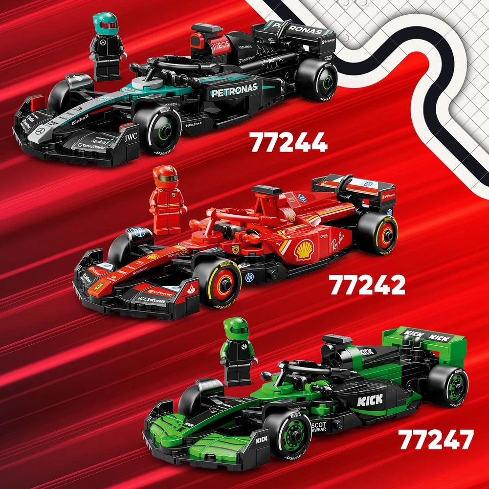 Klocki „Speed ​​​​Champions“ 77251 blokuoja „F1 McLaren“ komandos MCL38