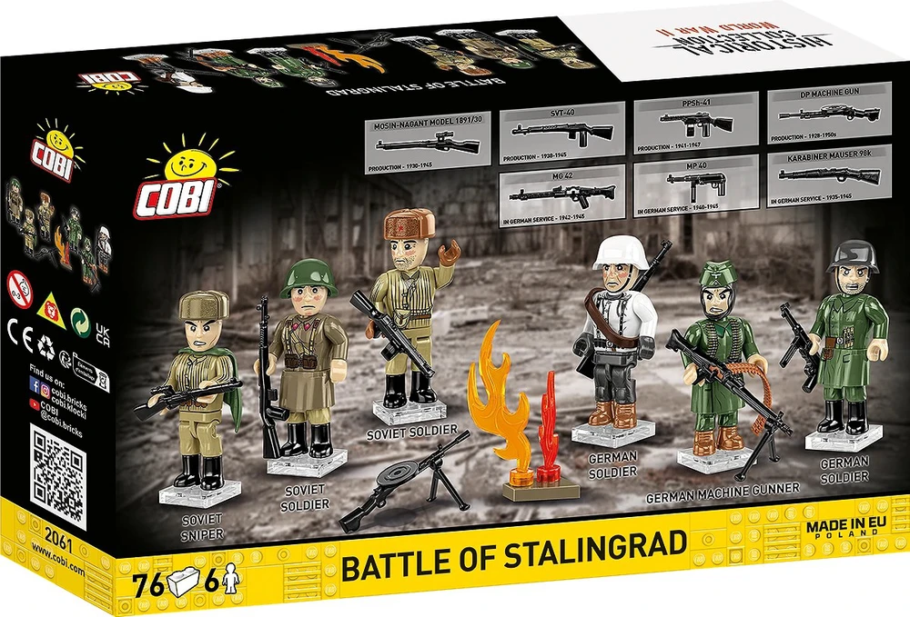Cobi Klocki Stalingrado mūšis blokuoja 76 blokus