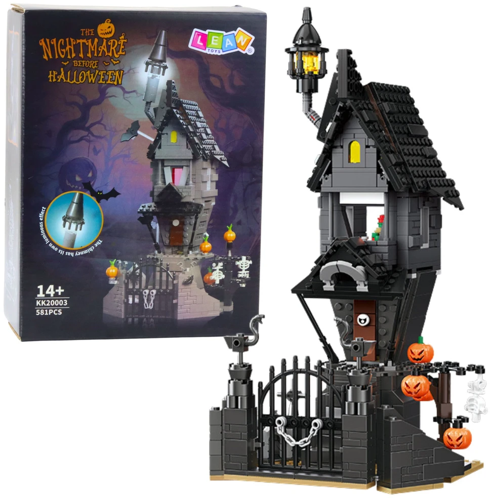 Lean Toys Konstruktorius Helovino Baisus Namas 581 det.