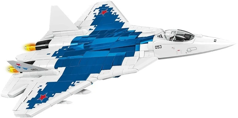 Cobi Klocki Su-57 „Felon“ konstravimo kaladėlės, 928 vnt.