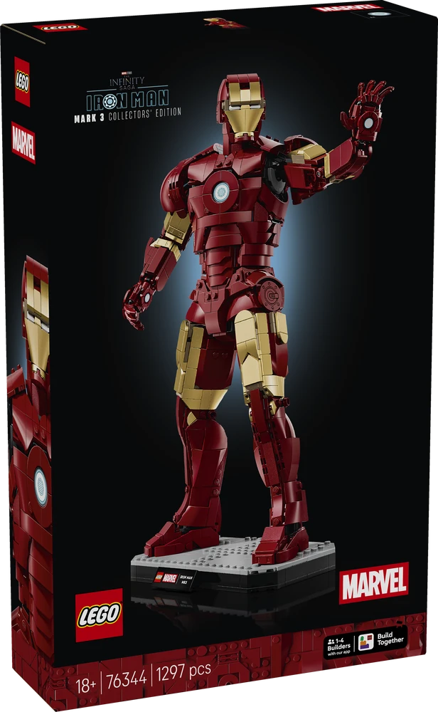 Klocki Super herojai 76344 Geležinis žmogus Mark 3 kolekcinis leidimas