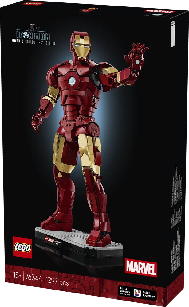 Klocki Super herojai 76344 Geležinis žmogus Mark 3 kolekcinis leidimas