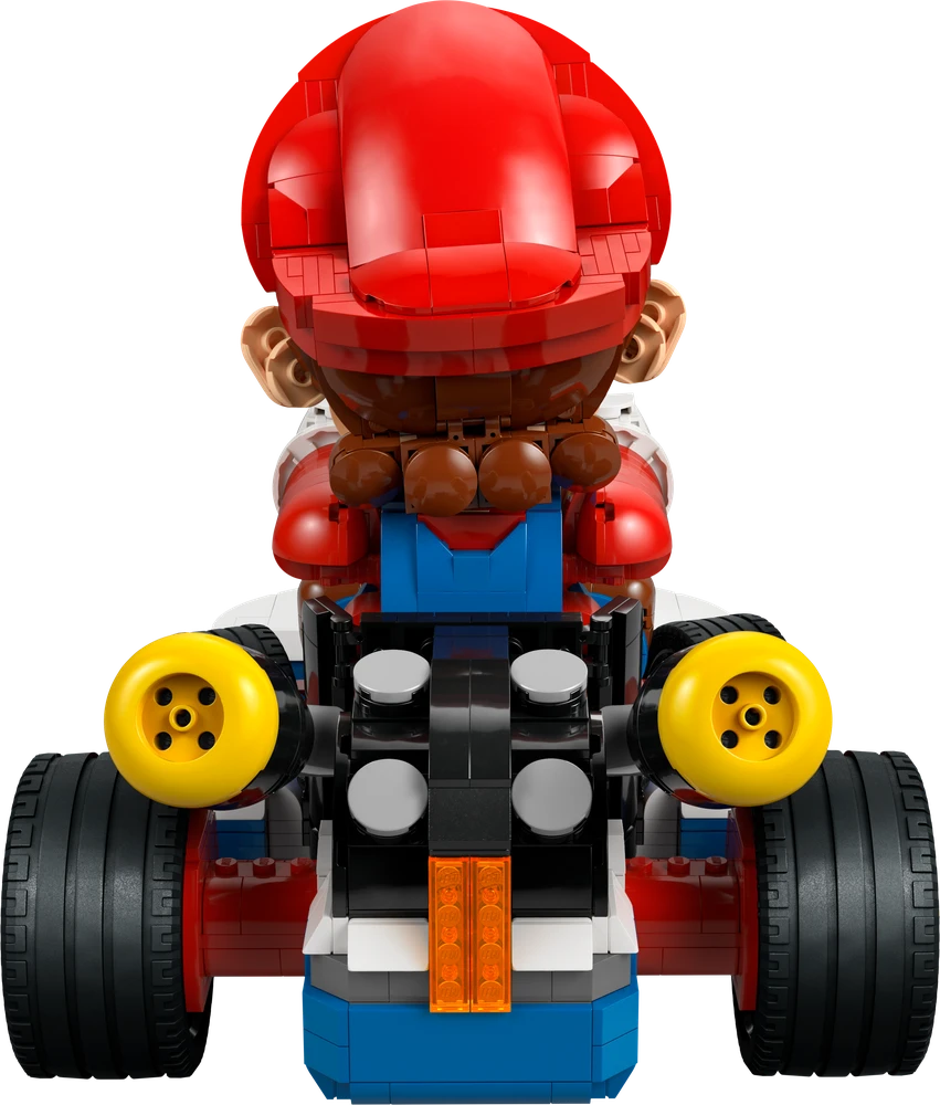 Klocki „Super Mario“ blokeliai 72037, „Mario Kart“, „Mario“ ir „Standard Kart“.