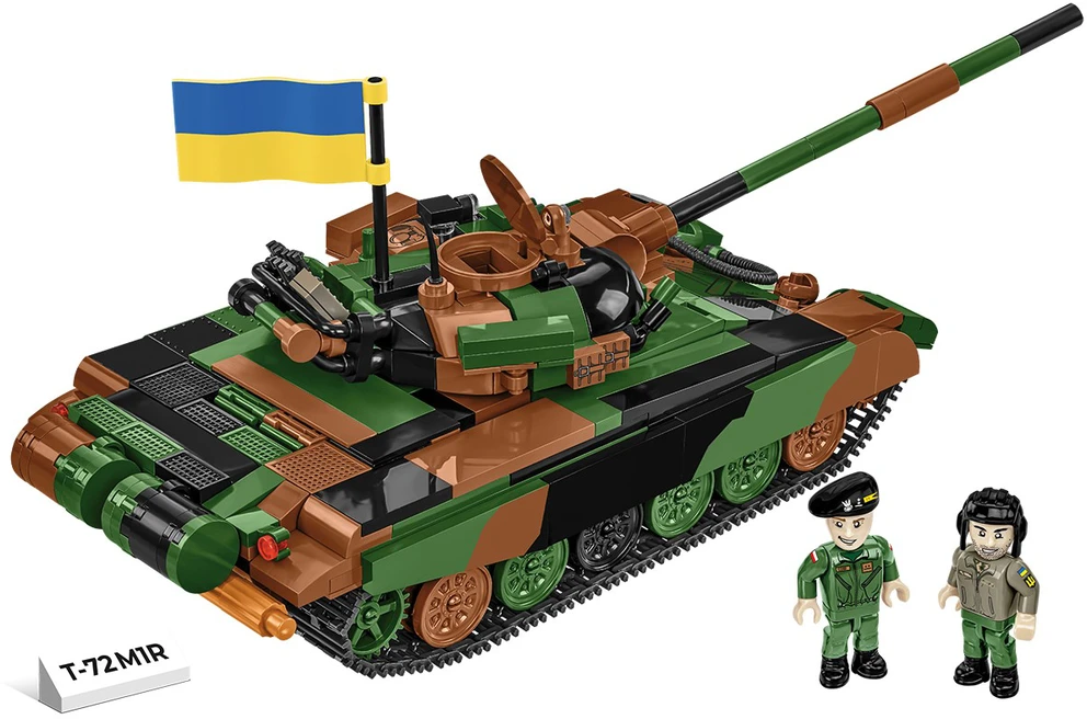 COBI 2624 Ginkluotųjų pajėgų T-72M1R tankas (PL/UA) 724 blokai