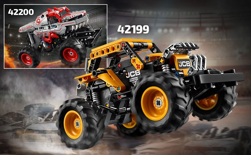 Klocki Technic 42199 Monster Jam Digatron atbulinės eigos rinkinys