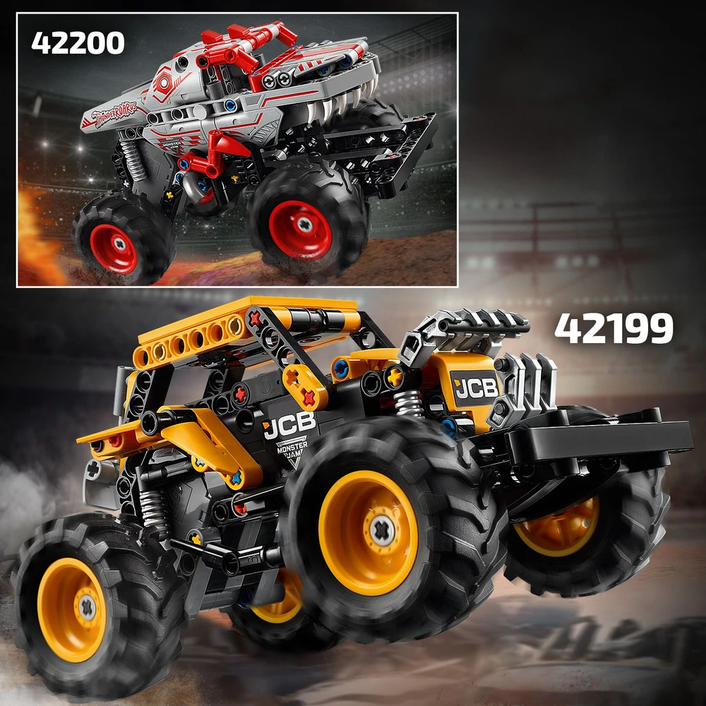 Klocki Technic 42199 Monster Jam Digatron atbulinės eigos rinkinys