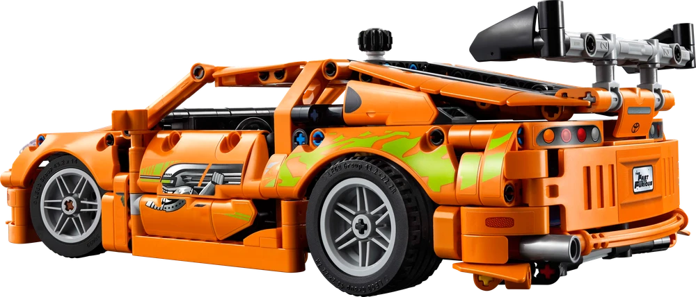 Klocki Technic blokeliai 42204 Greiti ir įsiutę Toyota Supra mk4