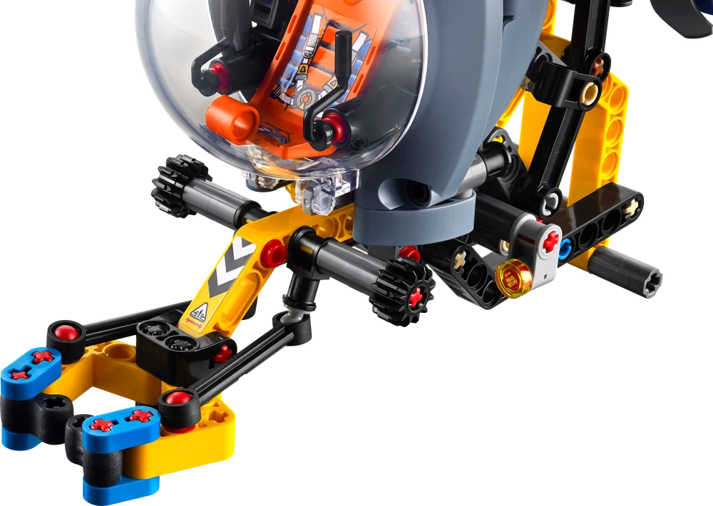 Klocki Technic kaladėlės 42201 tyrimų povandeninis laivas