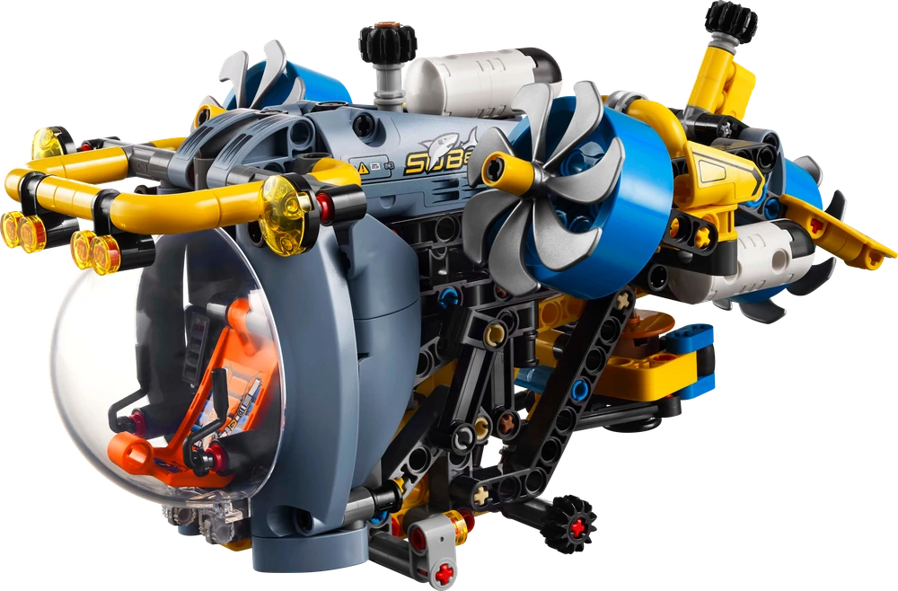 Klocki Technic kaladėlės 42201 tyrimų povandeninis laivas