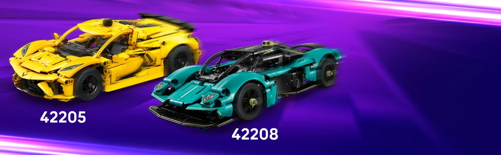 Klocki Technic kaladėlės 42208 Aston Martin Valkyrie