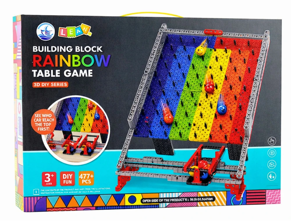 Lean Toys Kamuoliukų trasa 477 vnt.