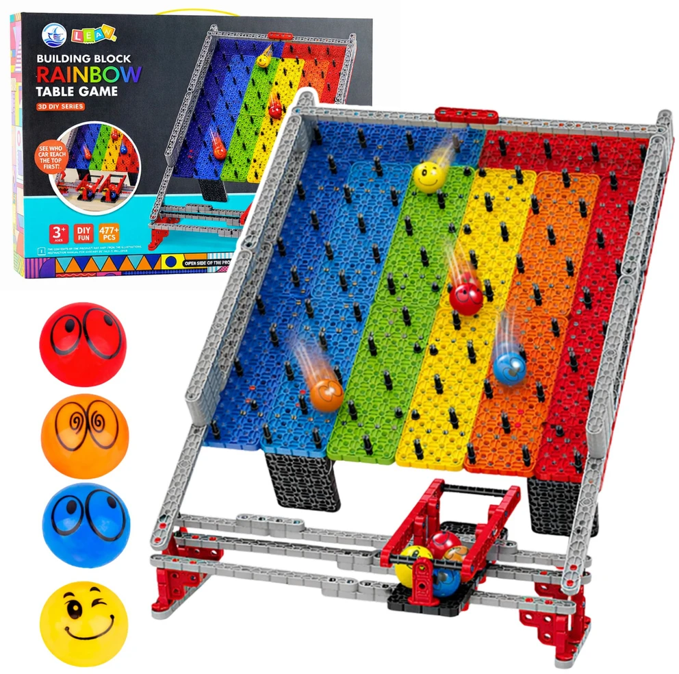 Lean Toys Kamuoliukų trasa 477 vnt.