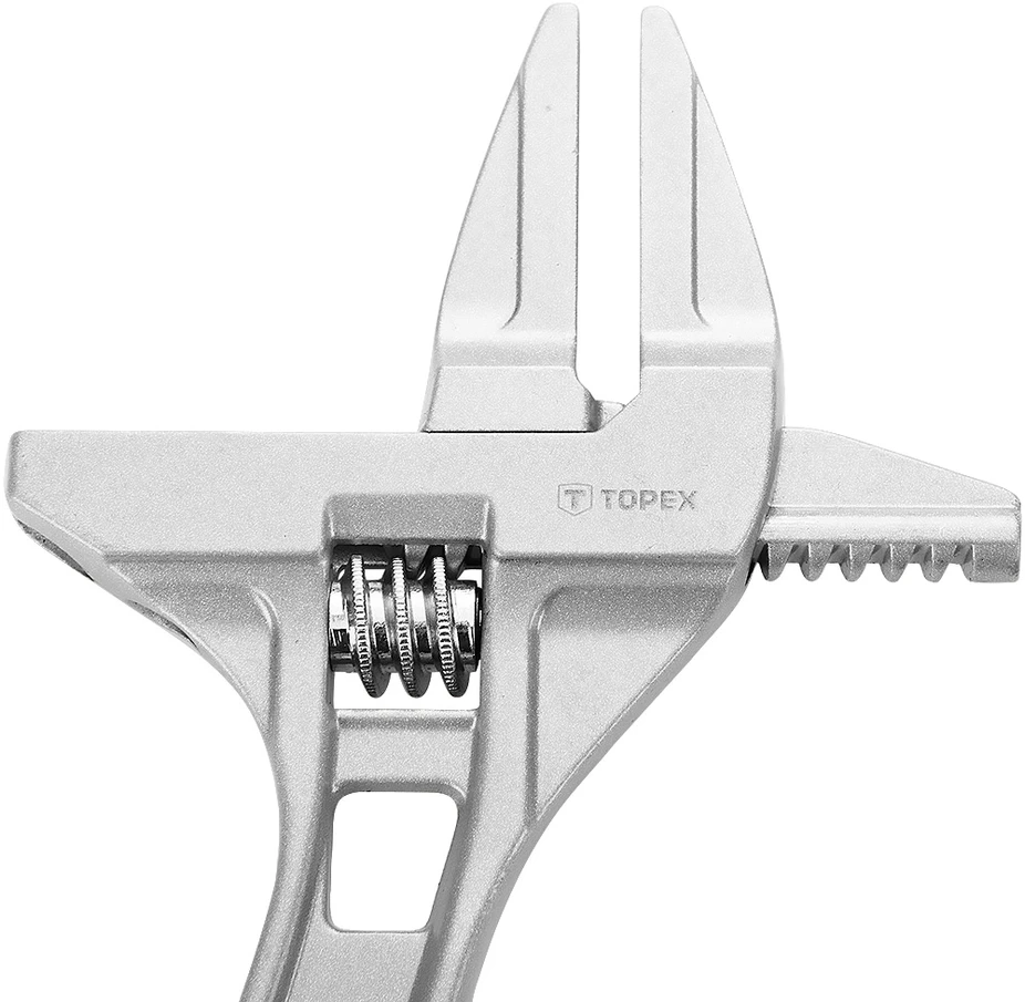 Topex Klucz Aliuminio reguliuojamas veržliaraktis 200 mm, diapazonas 0–70 mm