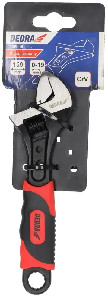 Dedra Skeiamasis raktas 150mm plienas CrV kaltinis gumuota rankena