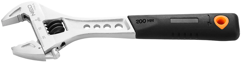 Neo Tools Reguliuojamas raktas NEO 200mm, 0-29mm, chromo vanadžio plienas