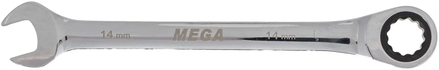 Mega Klucz Terkšlinis kombinuotas raktas, 14 mm