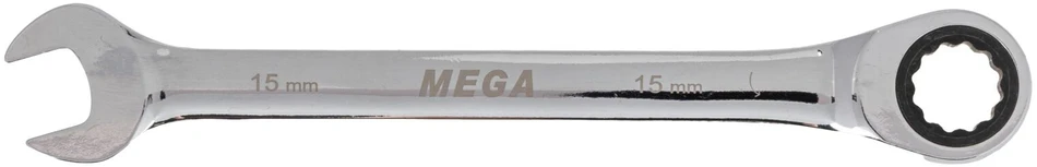 Mega Klucz Terkšlinis kombinuotas raktas, 15 mm