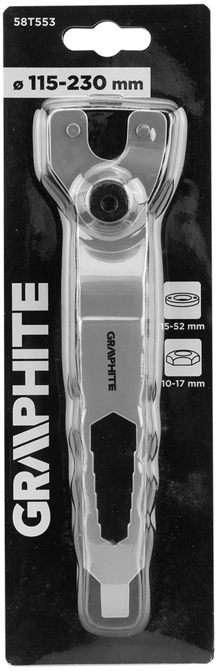 Graphite Klucz Universalus kampinio šlifuoklio raktas