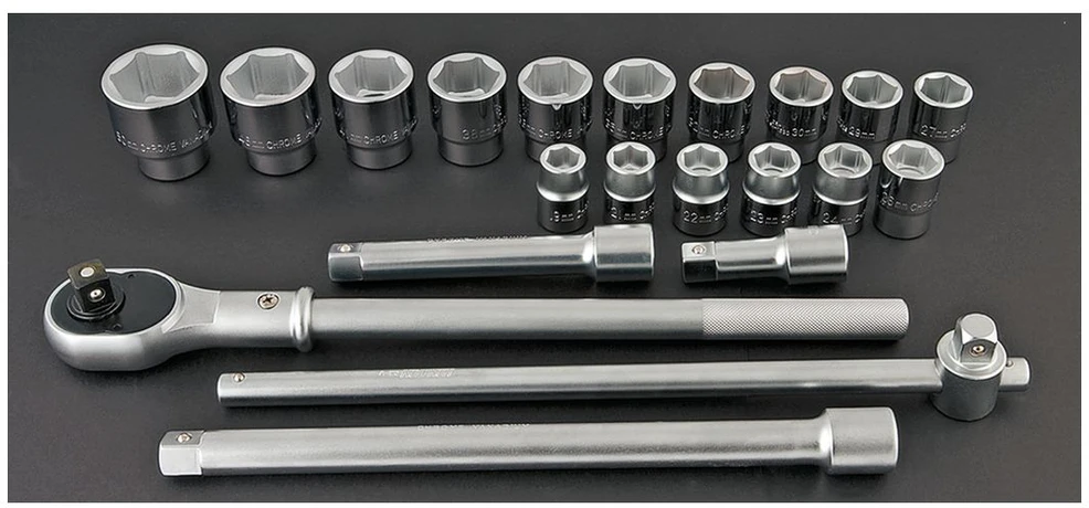 Klucze Antgalių rinkinys Neo 3/4", 21 vnt