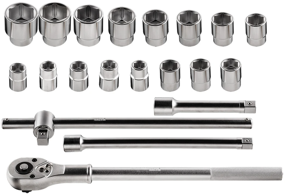 Klucze Antgalių rinkinys Neo 3/4", 21 vnt