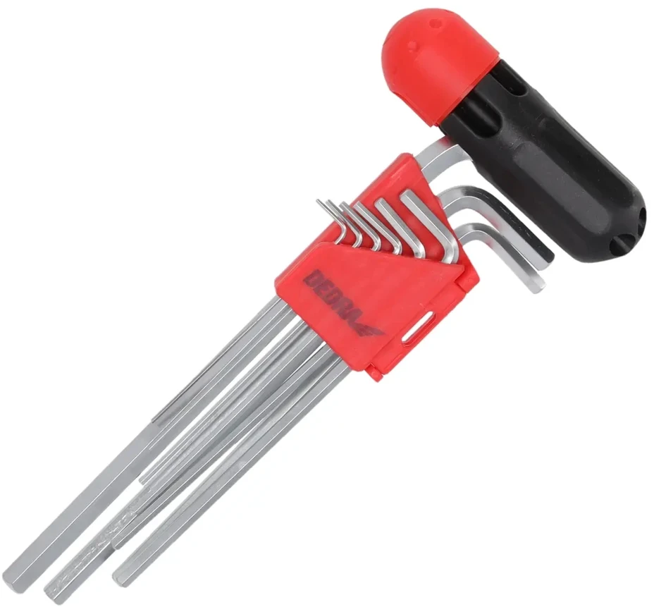 Raktai eiakampiai 9vnt 1510mm DEDRA