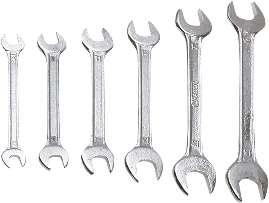 Top Tools Veržliaraktis atvirais galais 6-17 mm, rinkinyje 6 vnt