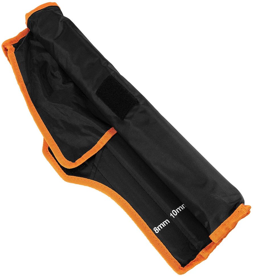Neo Tools Klucze Ilgi reketiniai žiediniai raktai, 6 vnt. rinkinys, 8–19 mm, minkštas dėklas