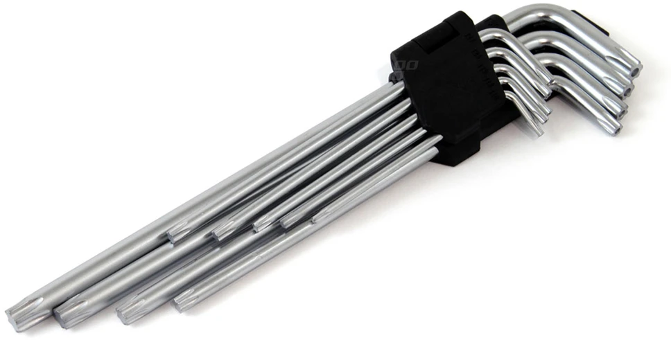 Ilgieji TORX raktai, 230 mm, 9 vnt. TKL AMIO-01039