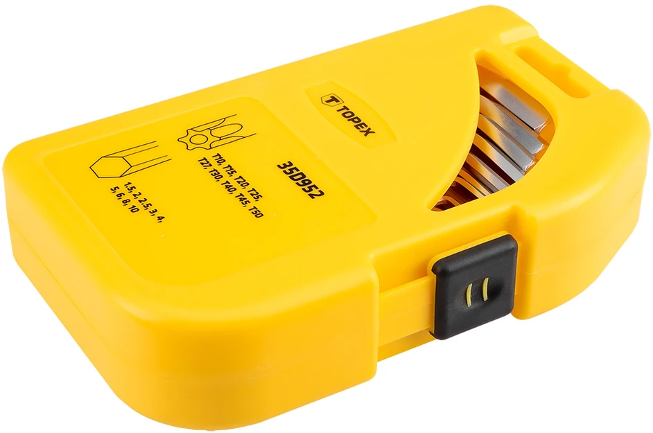 Klucze Šešiakampiai ir „Torx“ raktai, 18 vnt. rinkinys