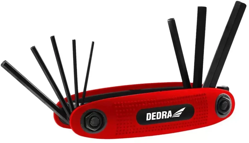 Dedra eiabriauniu raktu rinkinys 158mm rinkinys 8vntCRVjuods spalvos