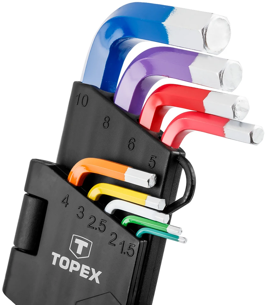 Klucze RAKTAS 35D966 6-KAMP 1.5-10MM TOPEX 0